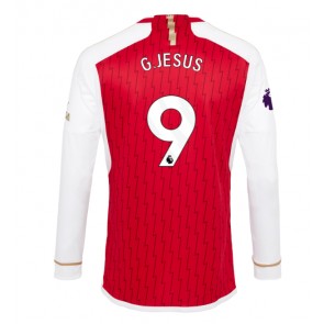 Arsenal Gabriel Jesus #9 Domaci Dres 2023-24 Dugim Rukavima